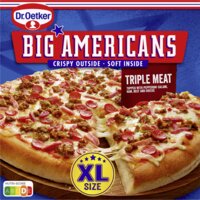 Een afbeelding van Dr. Oetker Big Americans pizza XL triple meat