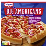 Dr. Oetker Big Americans pizza BBQ pulled pork