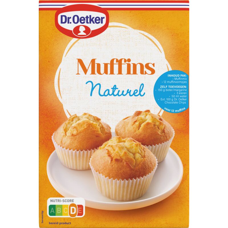 Een afbeelding van Dr. Oetker Mix voor muffins naturel