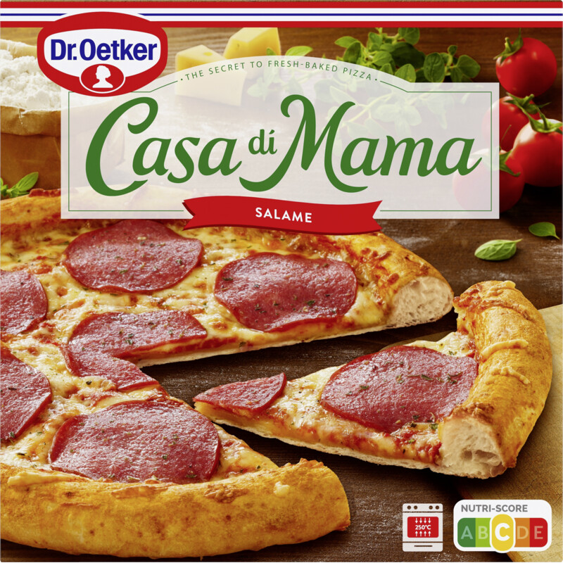 Een afbeelding van Dr. Oetker Casa di mama pizza salami