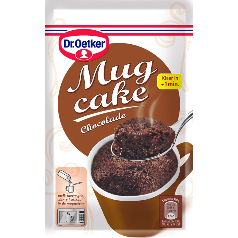 Een afbeelding van Dr. Oetker Mug cake chocolade