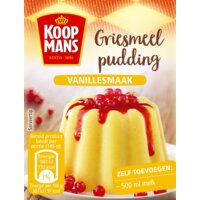 Een afbeelding van Koopmans Griesmeelpudding vanillesmaak