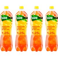 Een afbeelding van Fuze Tea Sparkling Black Tea 4-pack