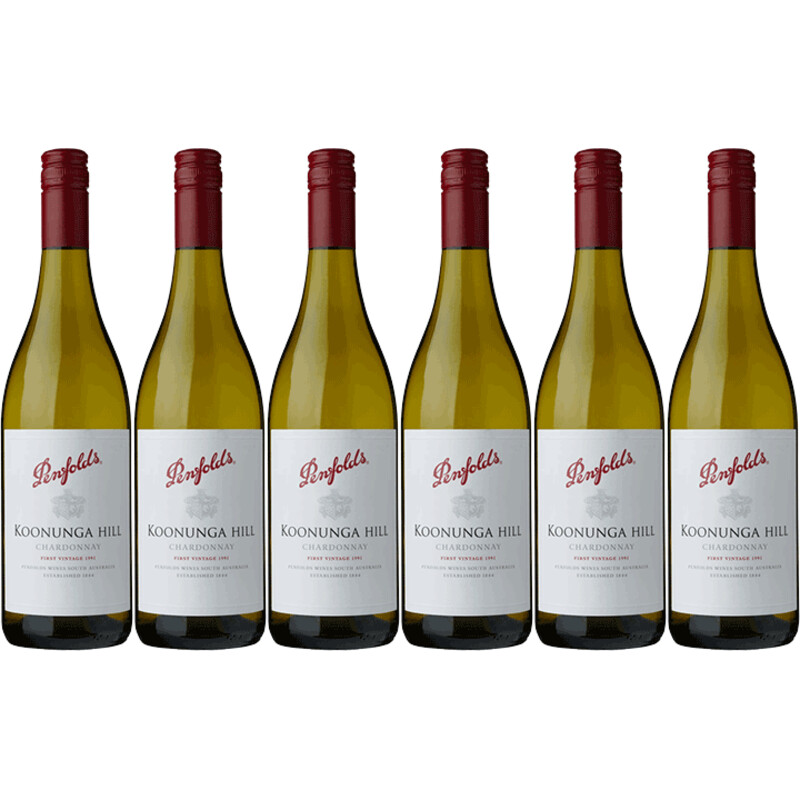 Een afbeelding van Penfolds  Koonunga hill chardonnay 6 flessen