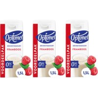 Optimel Drinkyoghurt framboos 1,5L 3-pack