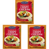 Een afbeelding van Santa Maria Crispy chicken kruidenmix 3-pack
