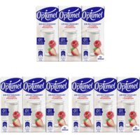 Een afbeelding van Optimel Langlekker drinkyoghurt aardbei 3-pack