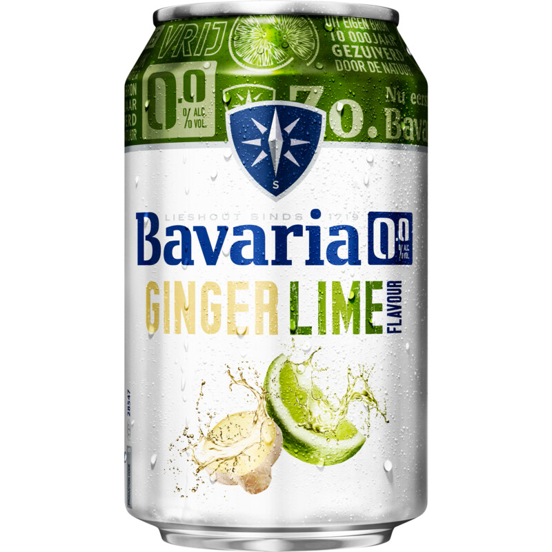 Een afbeelding van Bavaria 0.0% Fruity ginger lime