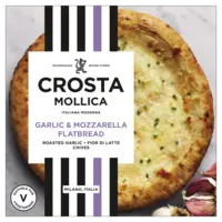 Crosta Mollica Garlic & mozzarella flatbread