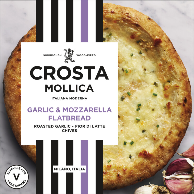 Een afbeelding van Crosta & Mollica Garlic sourdough pizzabread