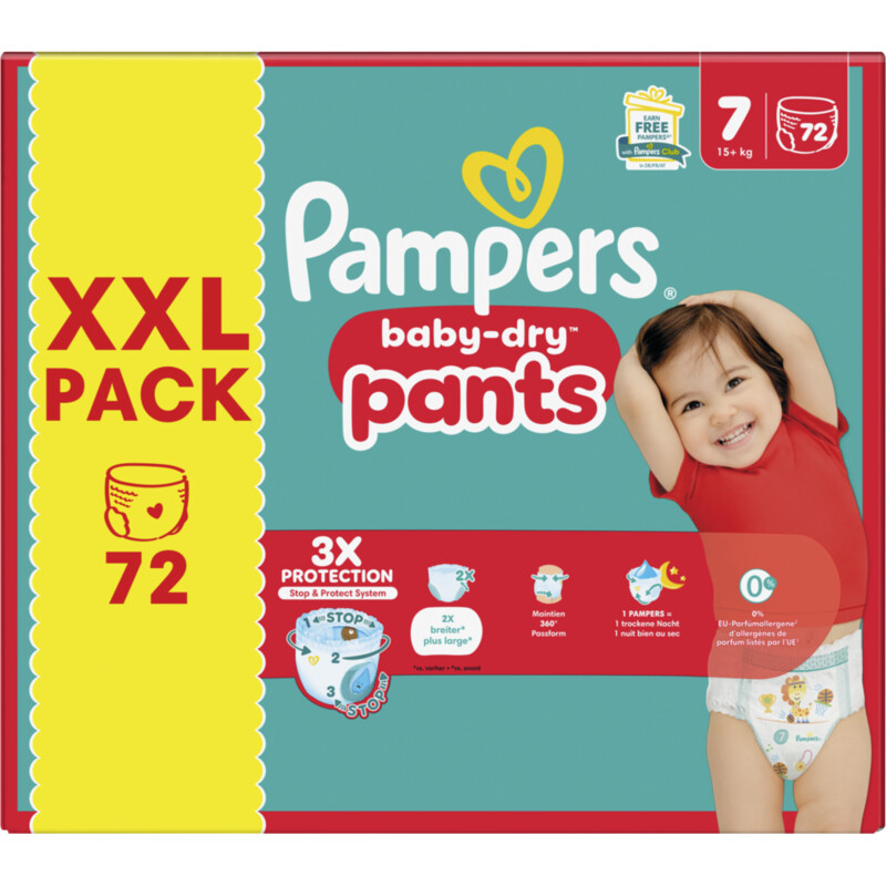 Een afbeelding van Pampers Baby-dry pants XXL-pack maat 7