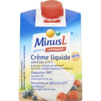 MinusL Lactosevrije houdbare slagroom