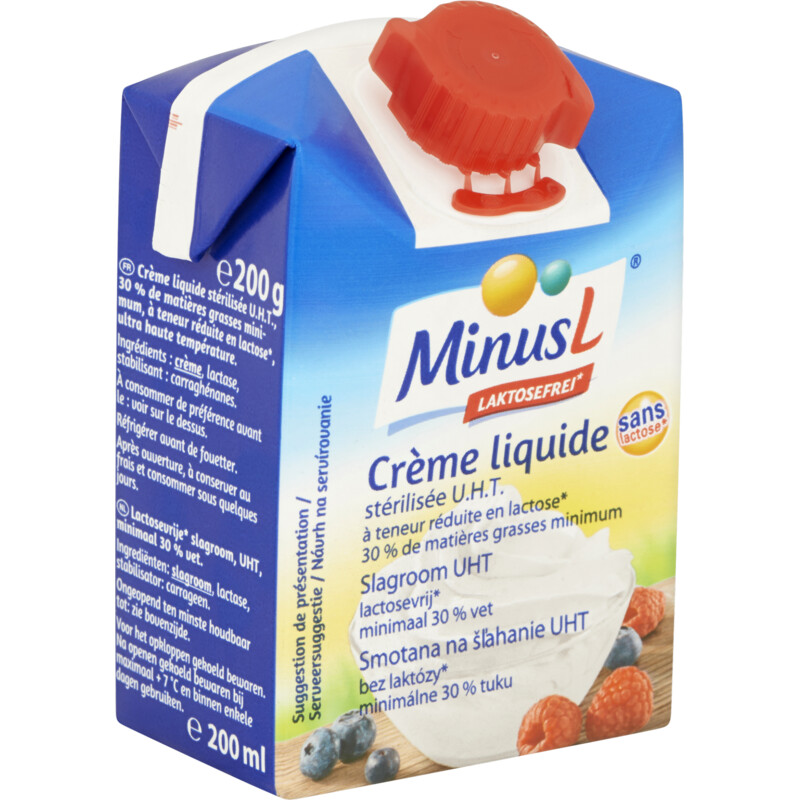 Een afbeelding van MinusL Slagroom lactosevrij