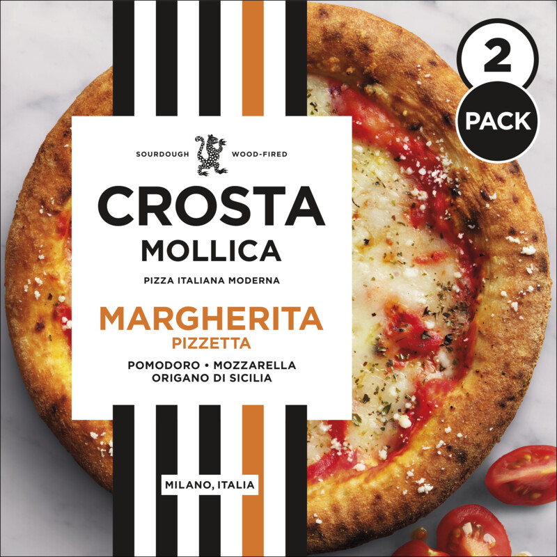 Een afbeelding van Crosta & Mollica Pizzetta margherita 2-pack