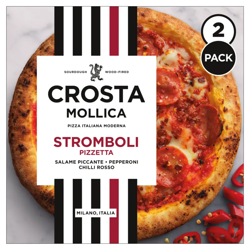 Crosta Mollica Pizzetta Stromboli 2-pack