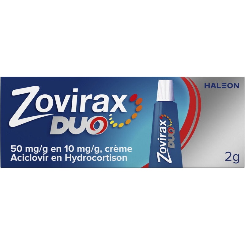 Een afbeelding van Zovirax Duo koortslip crème