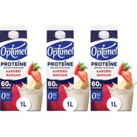 Optimel Proteïne drinkyoghurt aardbei banaan 3pc