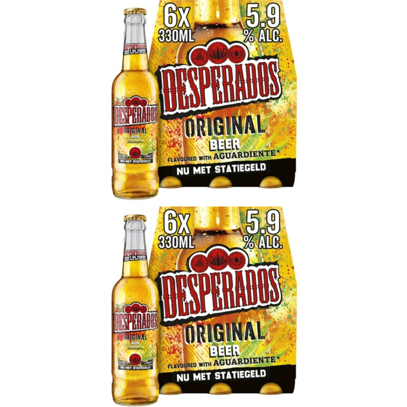 Een afbeelding van Desperados Original bier 12-pack