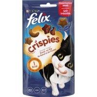 Een afbeelding van Felix Crispies rund- & kipsmaak kattensnack