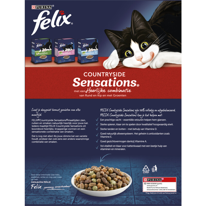 Een afbeelding van Felix Sensations countryside met rund & kip