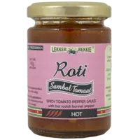 Lekker Bekkie Roti sambal tomaat