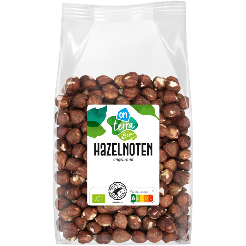 Een afbeelding van AH Biologisch Hazelnoten ongebrand