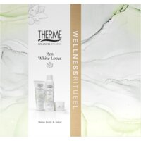 Een afbeelding van Therme Zen white lotus scrub & butter & foam