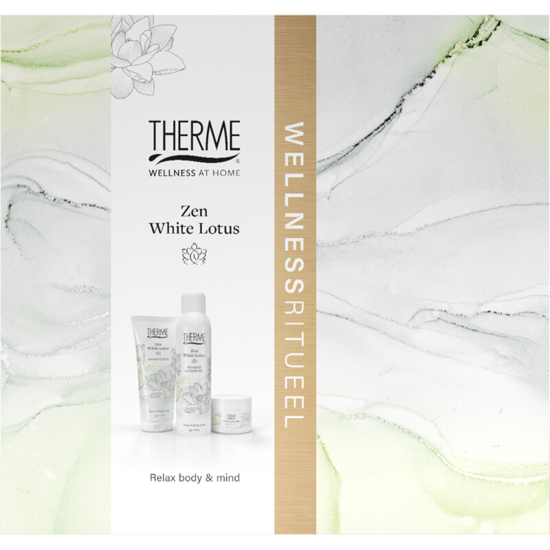 Therme Zen white lotus scrub & butter & foam