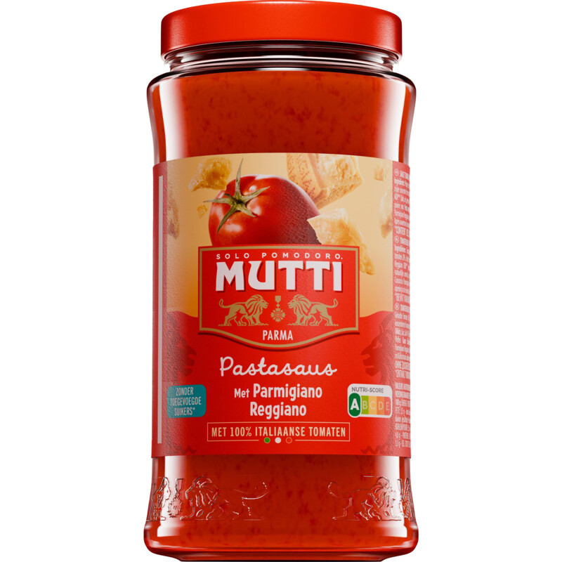 Een afbeelding van Mutti Pastasaus met parmigiano reggiano