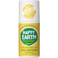 Een afbeelding van Happy Earth Deo roller jasmine ho wood