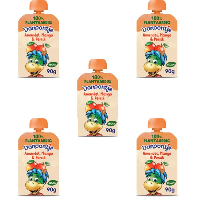 Een afbeelding van Danoontje amandel, mango, perzik 5-pack