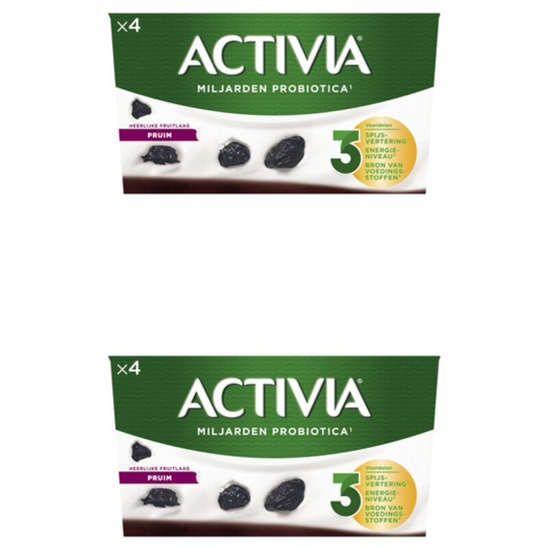 Een afbeelding van Activia Yoghurt pruim 2-pack