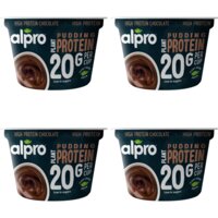Een afbeelding van Alpro Protein pudding chocolade smaak 4-pack