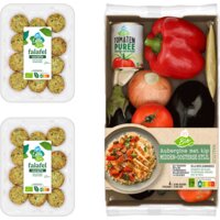 Een afbeelding van AH Biologisch Aubergine met Falafel Verspakket