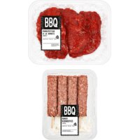 Een afbeelding van AH BBQ Rundersteak en Kebab Pakket