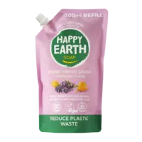 Happy Earth Pure hand soap lavender ylang refill