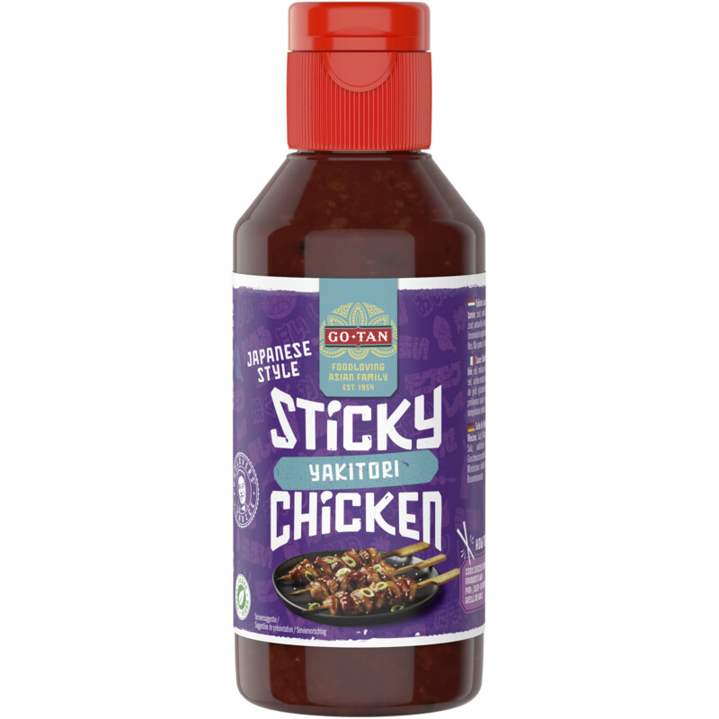 Een afbeelding van Go-Tan Sticky chicken yakitori