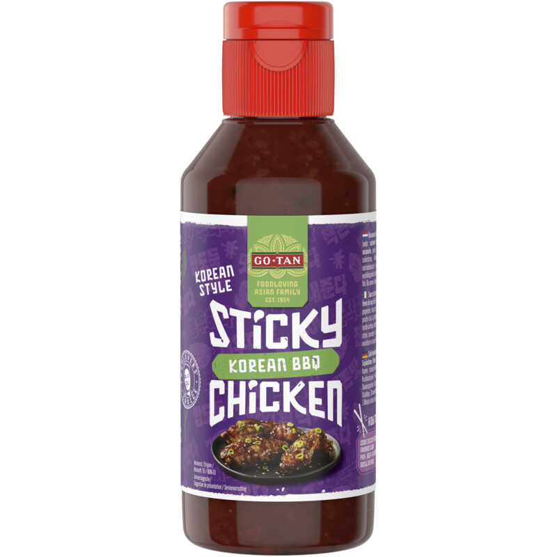Een afbeelding van Go-Tan Sticky chicken Korean-style BBQ