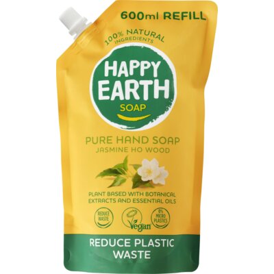 pdp-image-Happy Earth Pure hand soap jasmine ho wood refill