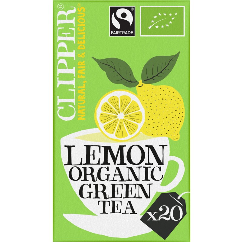 Een afbeelding van Clipper Lemon organic green tea