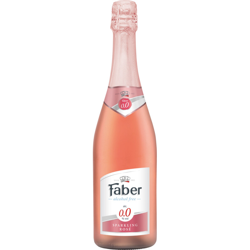 Een afbeelding van Faber Sparkling rosé alcoholvrij