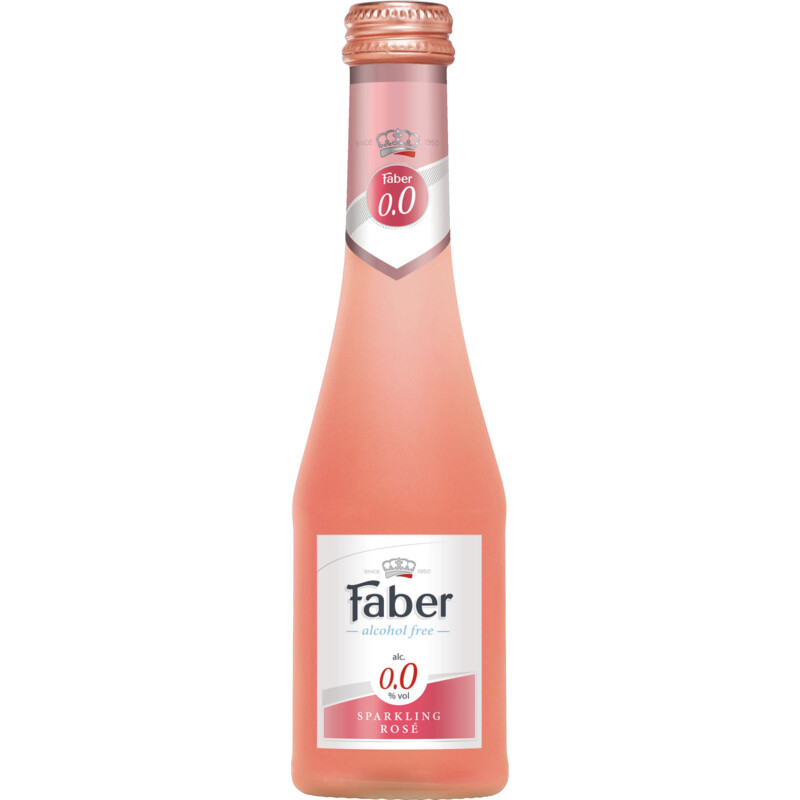 Een afbeelding van Faber Sparkling rosé alcoholvrij