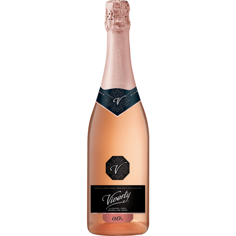 Een afbeelding van Viverty Rosé sparkling alcoholvrij