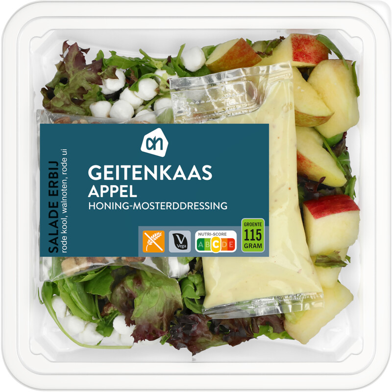 Een afbeelding van AH Salade erbij geitenkaas appel