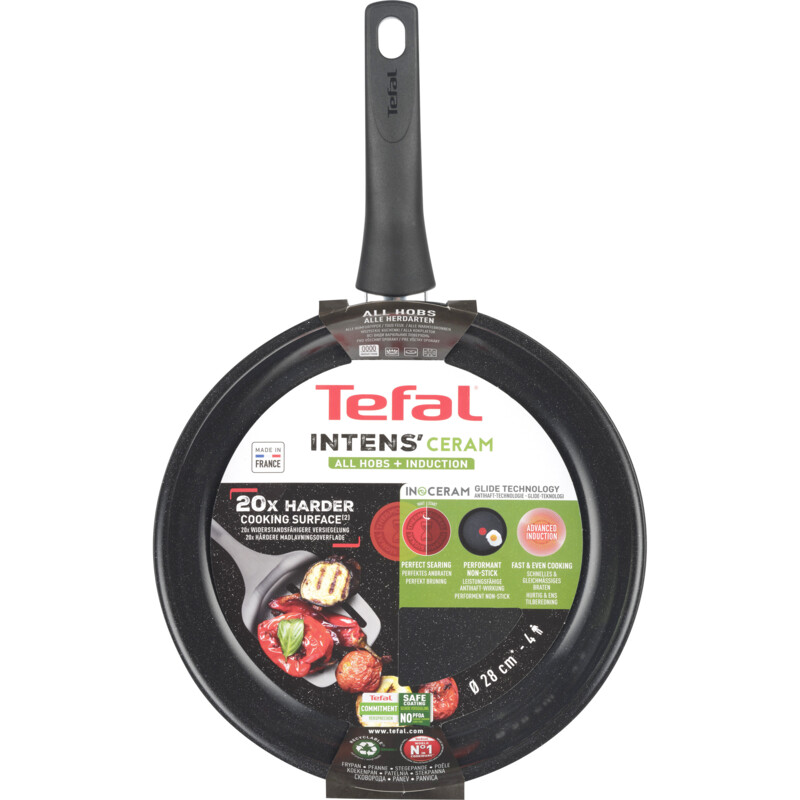 Een afbeelding van Tefal Intense ceram koekenpan 28cm