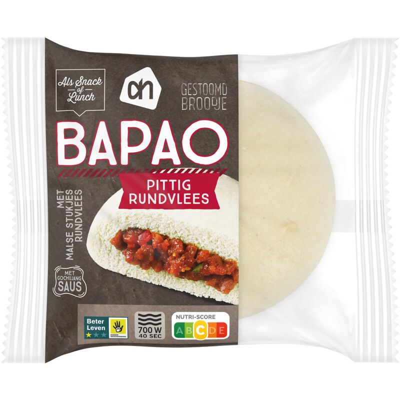 Een afbeelding van AH Bapao pittige rundvlees