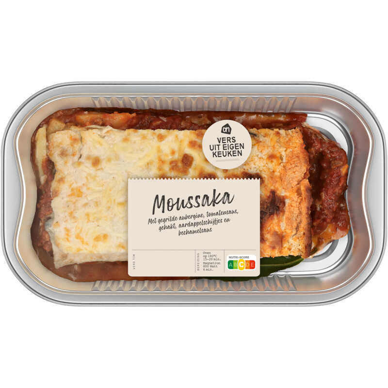 Een afbeelding van AH Verse maaltijd moussaka