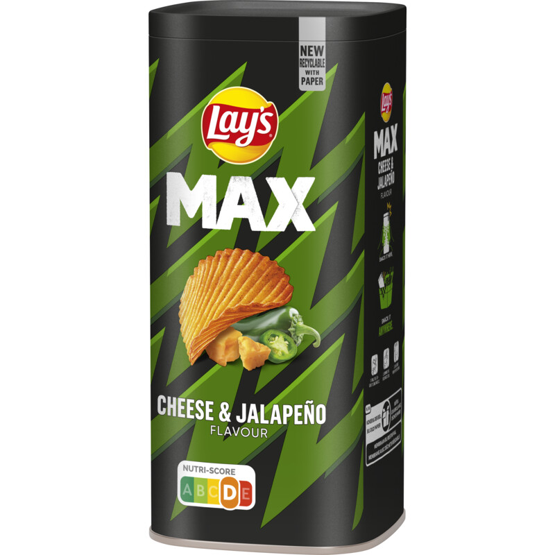 Een afbeelding van Lay's Max cheese & jalapeno snackbox