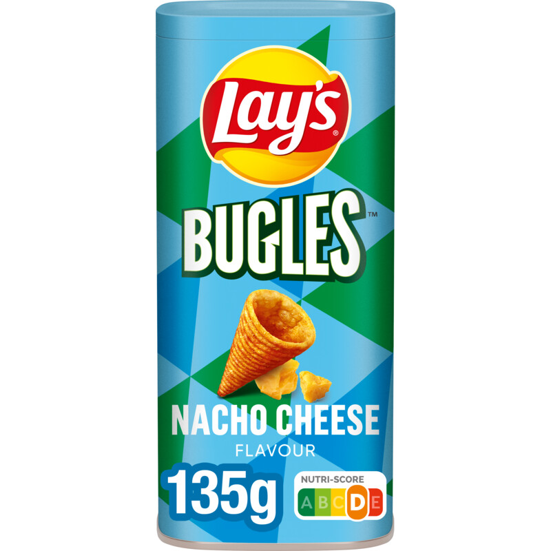 Een afbeelding van Lay's Bugles nacho cheese snackbox