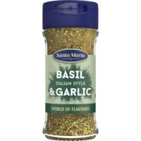 Een afbeelding van Santa Maria Basil garlic Italian style